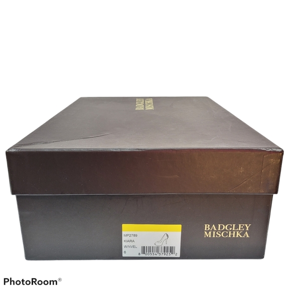 Badgley Mischka  Wine Velvet Sz 6 - Picture 4 of 12